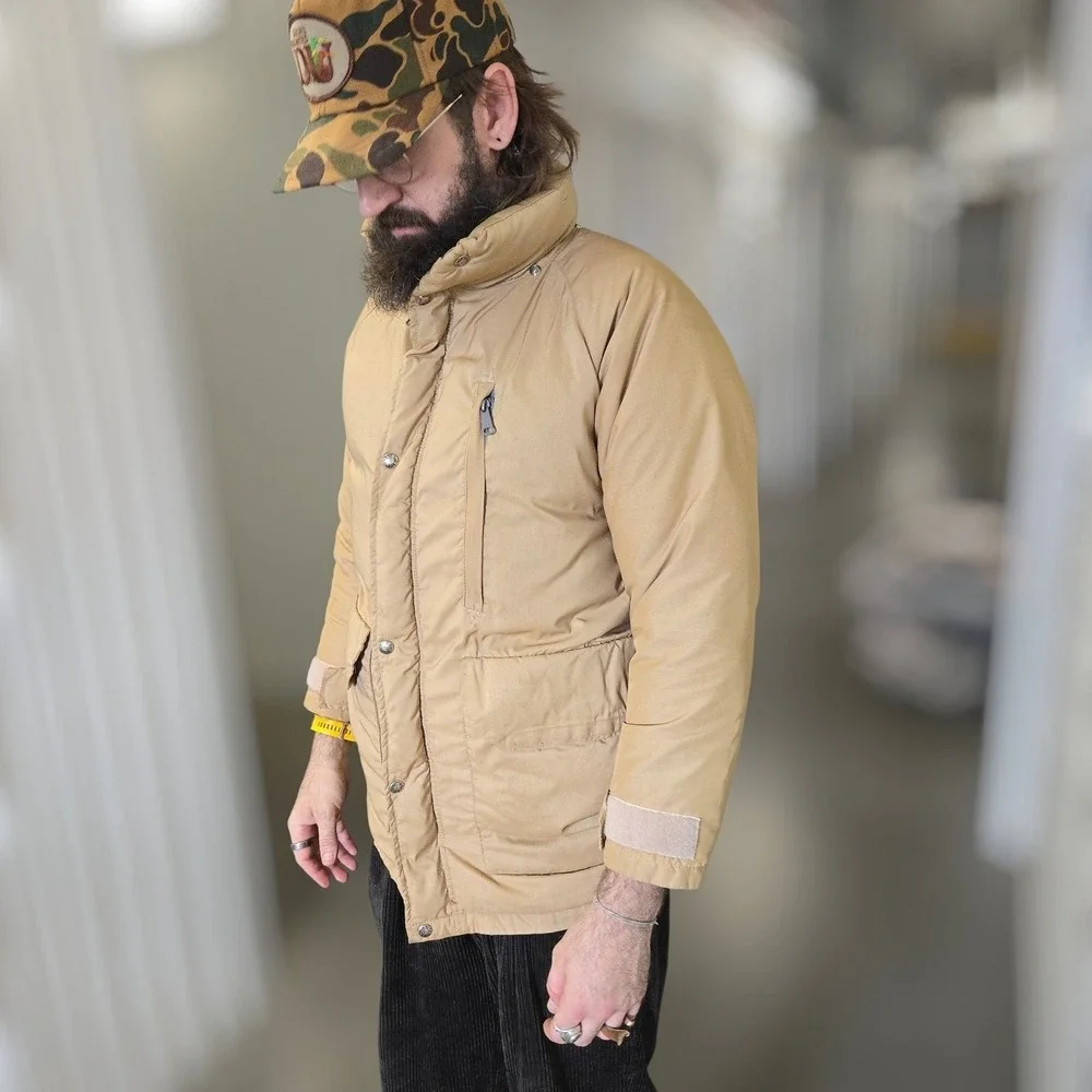VTG 70s‎ TNF Brown Label Parka Men S Goose Down The North Face Puffer Jacket USA